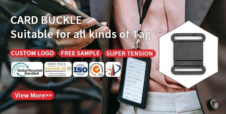 Hang Tag Rope With Plastic Safety Buckle